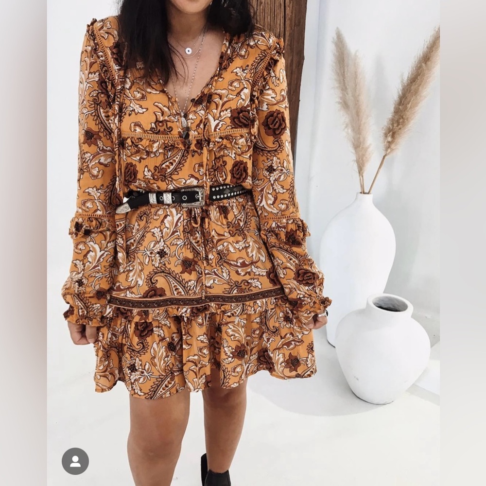 Spell Etienne Blouse and Mini Skirt Set